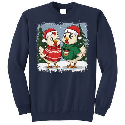 Funny Christmas Baseball Santa Hat Wrapped In Xmas Lights Sweatshirt