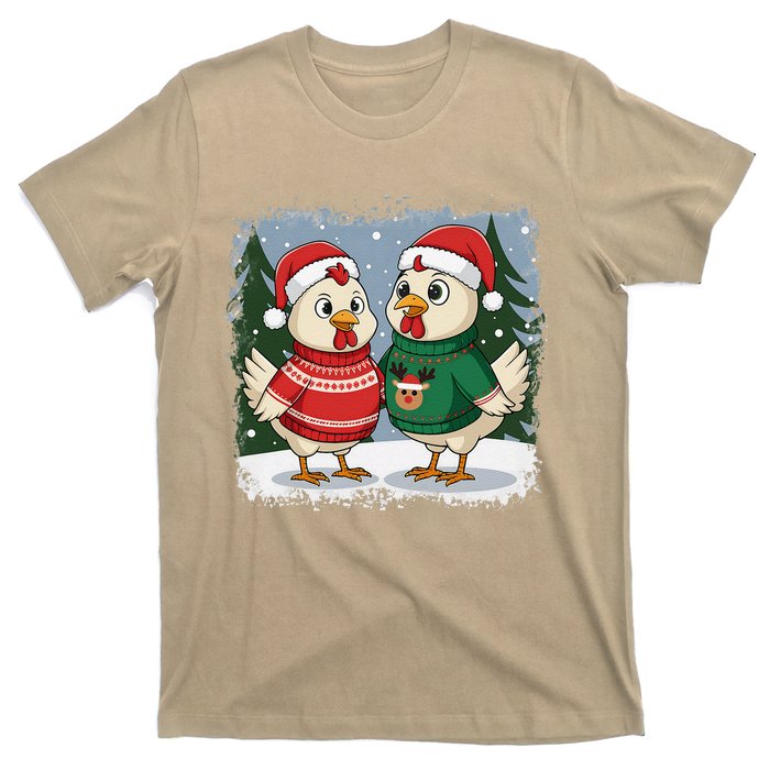 Funny Christmas Baseball Santa Hat Wrapped In Xmas Lights T-Shirt