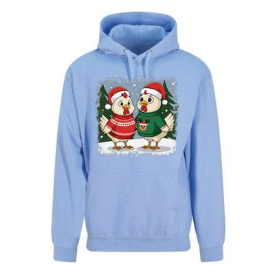 Funny Christmas Baseball Santa Hat Wrapped In Xmas Lights Unisex Surf Hoodie