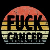 Fuck Cancer Breast Cancer Awareness Gift Retro Distressed 16 in Basic Backpack