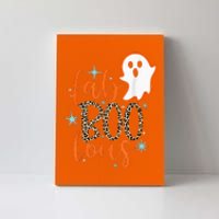 Funny Cute Boo Ghost Halloween FabBoo Lous Leopard Canvas