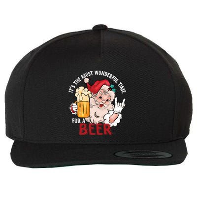 Funny Christmas Beer Meme For Ugly Christmas Beer Wool Snapback Cap