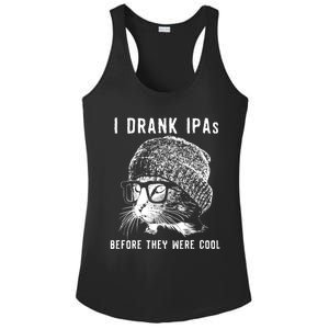 Funny Cat Beer IPA S For Women Funny Cat Lover Gift Ladies PosiCharge Competitor Racerback Tank