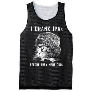 Funny Cat Beer IPA S For Women Funny Cat Lover Gift Mesh Reversible Basketball Jersey Tank