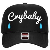 Funny Cry Baby High Crown Mesh Back Trucker Hat