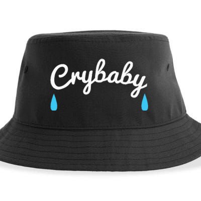 Funny Cry Baby Sustainable Bucket Hat