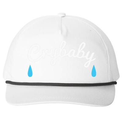 Funny Cry Baby Snapback Five-Panel Rope Hat