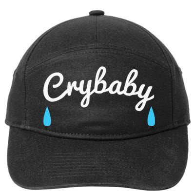 Funny Cry Baby 7-Panel Snapback Hat