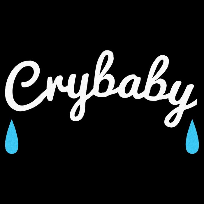Funny Cry Baby Drawstring Bag
