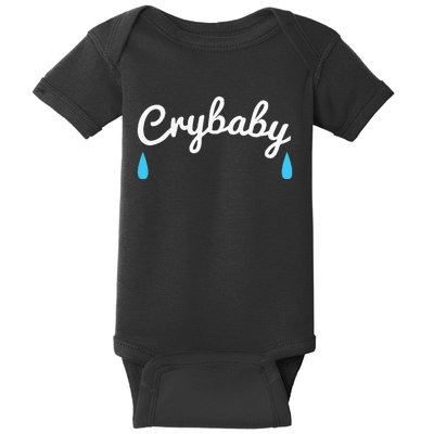 Funny Cry Baby Baby Bodysuit