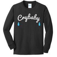 Funny Cry Baby Kids Long Sleeve Shirt