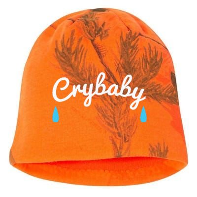 Funny Cry Baby Kati - Camo Knit Beanie