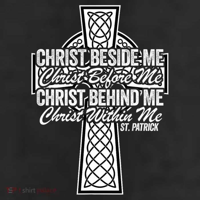 Funny Christ Beside Me Christ Before Me Christ Behind Me Cool Comfort Performance Bucket Hat