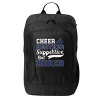 Funny Cheer Brother Sibling Cheerleader City Backpack