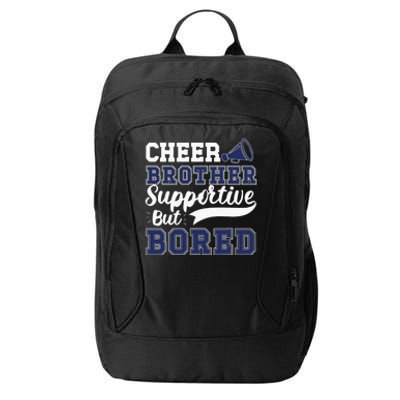 Funny Cheer Brother Sibling Cheerleader City Backpack