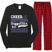 Funny Cheer Brother Sibling Cheerleader Long Sleeve Pajama Set