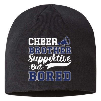 Funny Cheer Brother Sibling Cheerleader Sustainable Beanie