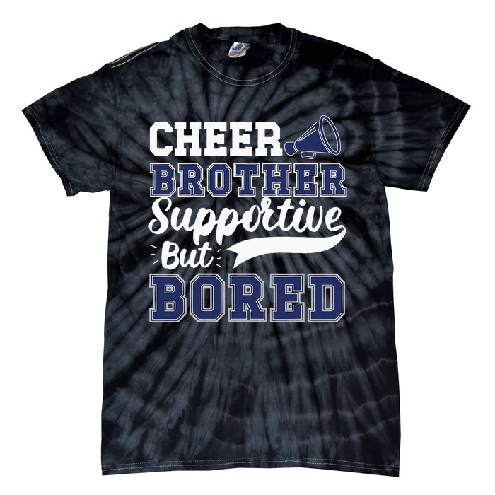 Funny Cheer Brother Sibling Cheerleader Tie-Dye T-Shirt