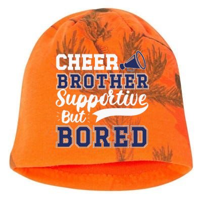 Funny Cheer Brother Sibling Cheerleader Kati - Camo Knit Beanie