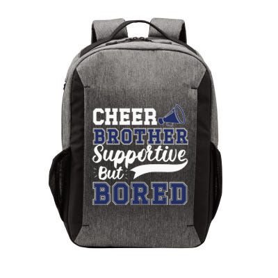 Funny Cheer Brother Sibling Cheerleader Vector Backpack