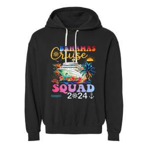 Family Cruise Bahamas 2024 Summer Matching Vacation 2024 Garment-Dyed Fleece Hoodie