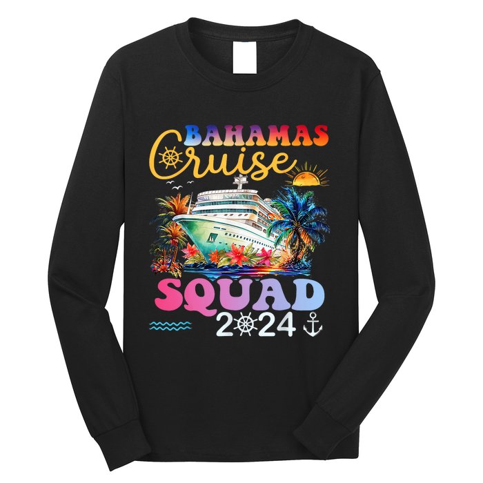 Family Cruise Bahamas 2024 Summer Matching Vacation 2024 Long Sleeve Shirt