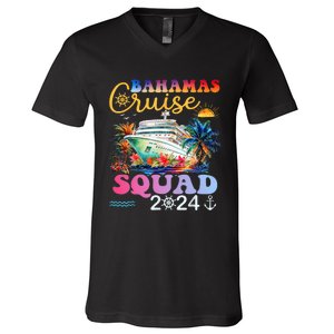 Family Cruise Bahamas 2024 Summer Matching Vacation 2024 V-Neck T-Shirt