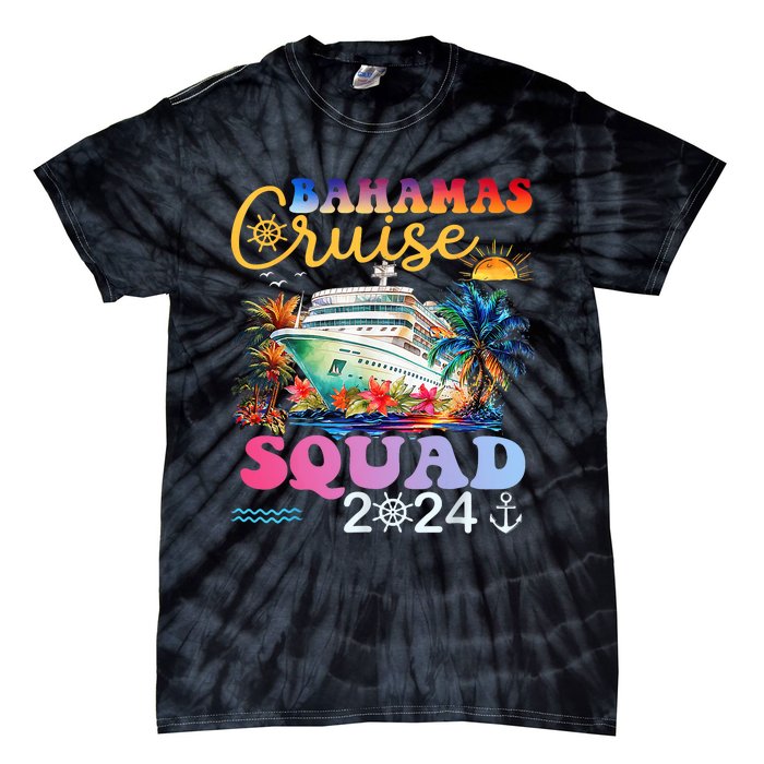 Family Cruise Bahamas 2024 Summer Matching Vacation 2024 Tie-Dye T-Shirt