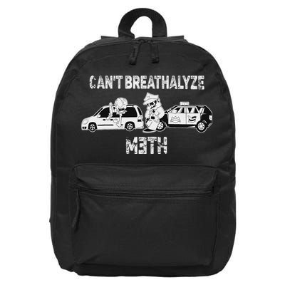 Funny Can't Breathalyze Mth Humor 16 in Basic Backpack