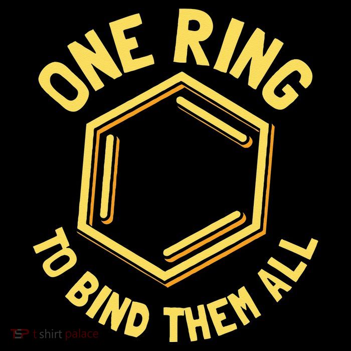 Funny Chemistry Benzene Ring One Ring To Bind Them All Cooling Performance Long Sleeve Crew