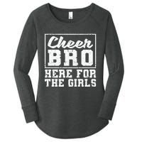 Funny Cheerleading Bros Cheer Bro Here Women's Perfect Tri Tunic Long Sleeve Shirt