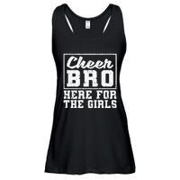 Funny Cheerleading Bros Cheer Bro Here Ladies Essential Flowy Tank