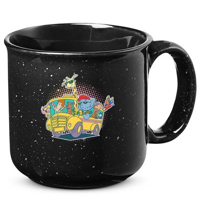 Funny Cool Back to School Animals School Bus 15oz Campfire Ceramic Mug