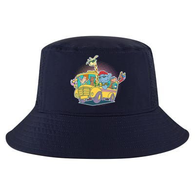 Funny Cool Back to School Animals School Bus Cool Comfort Performance Bucket Hat