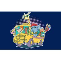 Funny Cool Back to School Animals School Bus Bumper Sticker