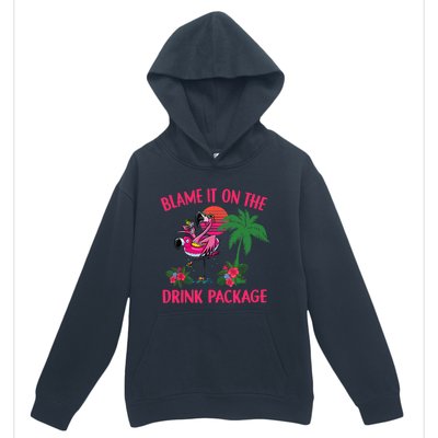 Flamingo Cruise Blame It on the Drink Package Drinking Booze Urban Pullover Hoodie