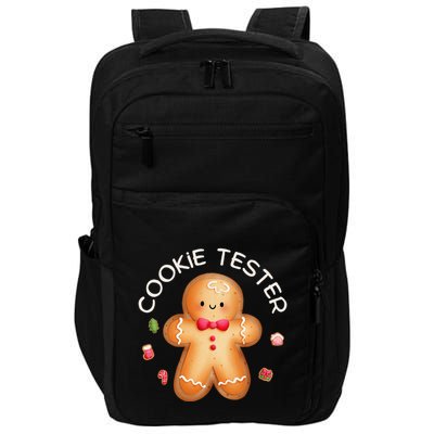 Funny Christmas Baking Team Cookie Tester Taster Baking Crew Impact Tech Backpack