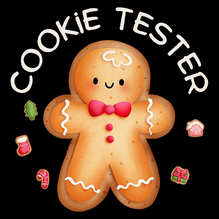 Funny Christmas Baking Team Cookie Tester Taster Baking Crew 7-Panel Snapback Hat