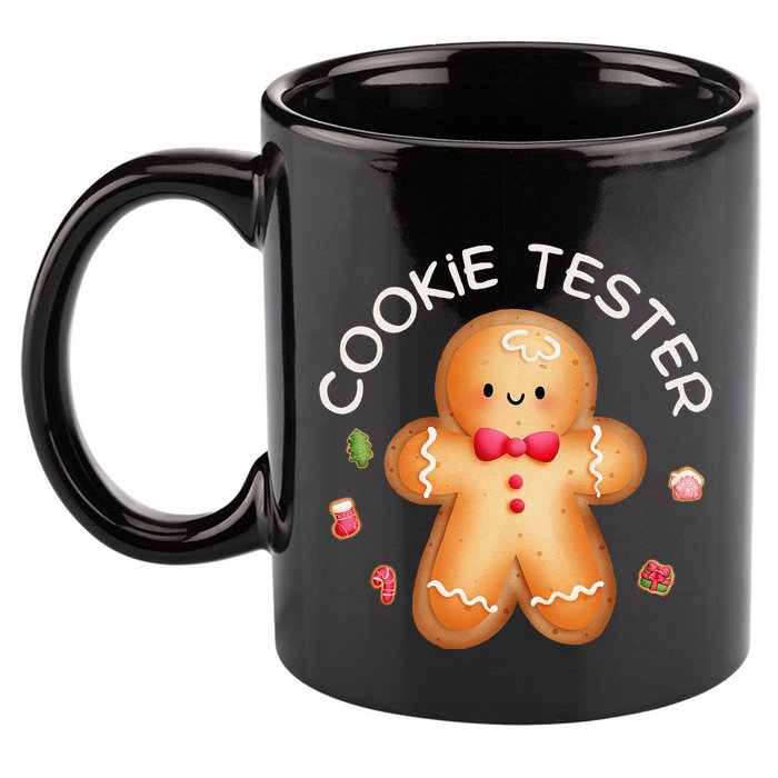 Funny Christmas Baking Team Cookie Tester Taster Baking Crew 11oz C Handle Ceramic Mug