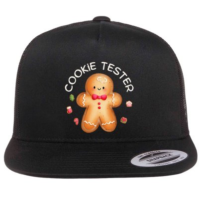 Funny Christmas Baking Team Cookie Tester Taster Baking Crew Flatbill Hat