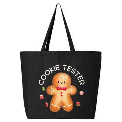 Funny Christmas Baking Team Cookie Tester Taster Baking Crew 25L Jumbo Tote