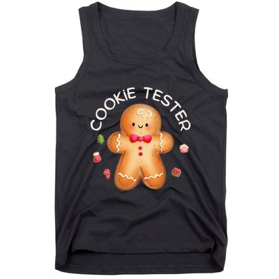 Funny Christmas Baking Team Cookie Tester Taster Baking Crew Tank Top