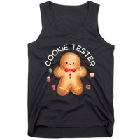 Funny Christmas Baking Team Cookie Tester Taster Baking Crew Tank Top