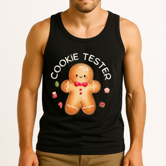 Funny Christmas Baking Team Cookie Tester Taster Baking Crew Tank Top