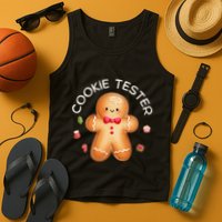 Funny Christmas Baking Team Cookie Tester Taster Baking Crew Tank Top