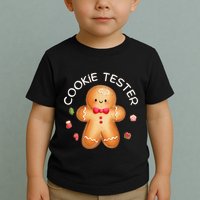 Funny Christmas Baking Team Cookie Tester Taster Baking Crew Toddler T-Shirt