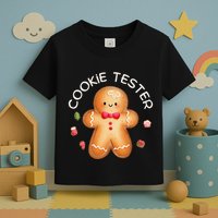 Funny Christmas Baking Team Cookie Tester Taster Baking Crew Toddler T-Shirt