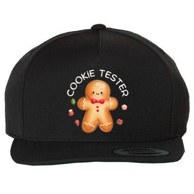 Funny Christmas Baking Team Cookie Tester Taster Baking Crew Wool Snapback Cap
