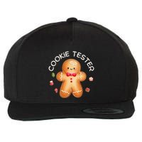 Funny Christmas Baking Team Cookie Tester Taster Baking Crew Wool Snapback Cap