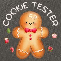 Funny Christmas Baking Team Cookie Tester Taster Baking Crew Cotton Canvas Backpack